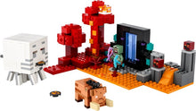 Load image into Gallery viewer, LEGO® Minecraft 21255 The Nether Portal Ambush (352 pieces)