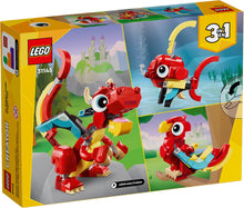 Load image into Gallery viewer, LEGO® Creator 31145 Red Dragon (145 pieces)