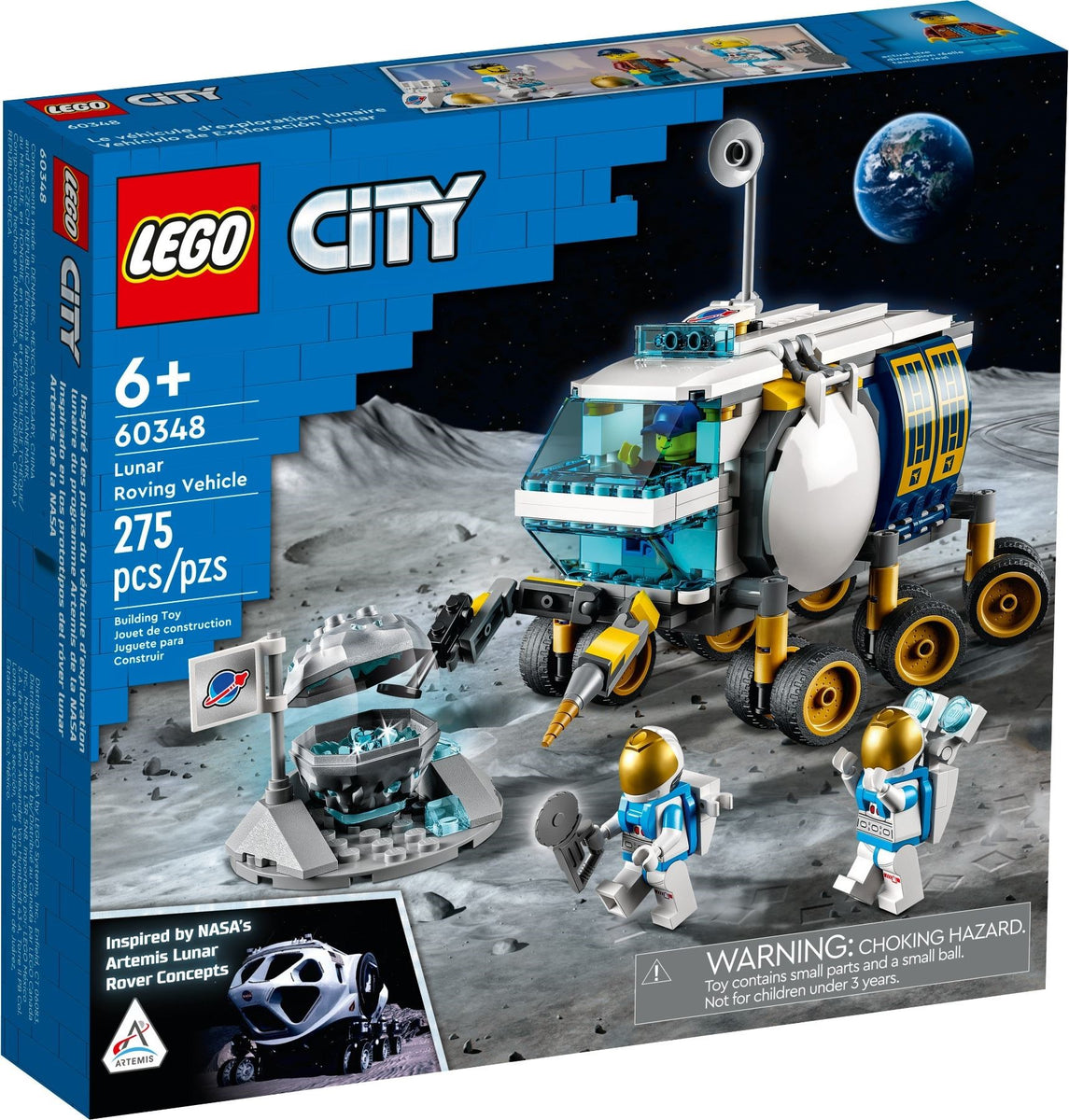 LEGO City Space Lunar Roving Vehicle 60348 Building Set (275 Pieces)