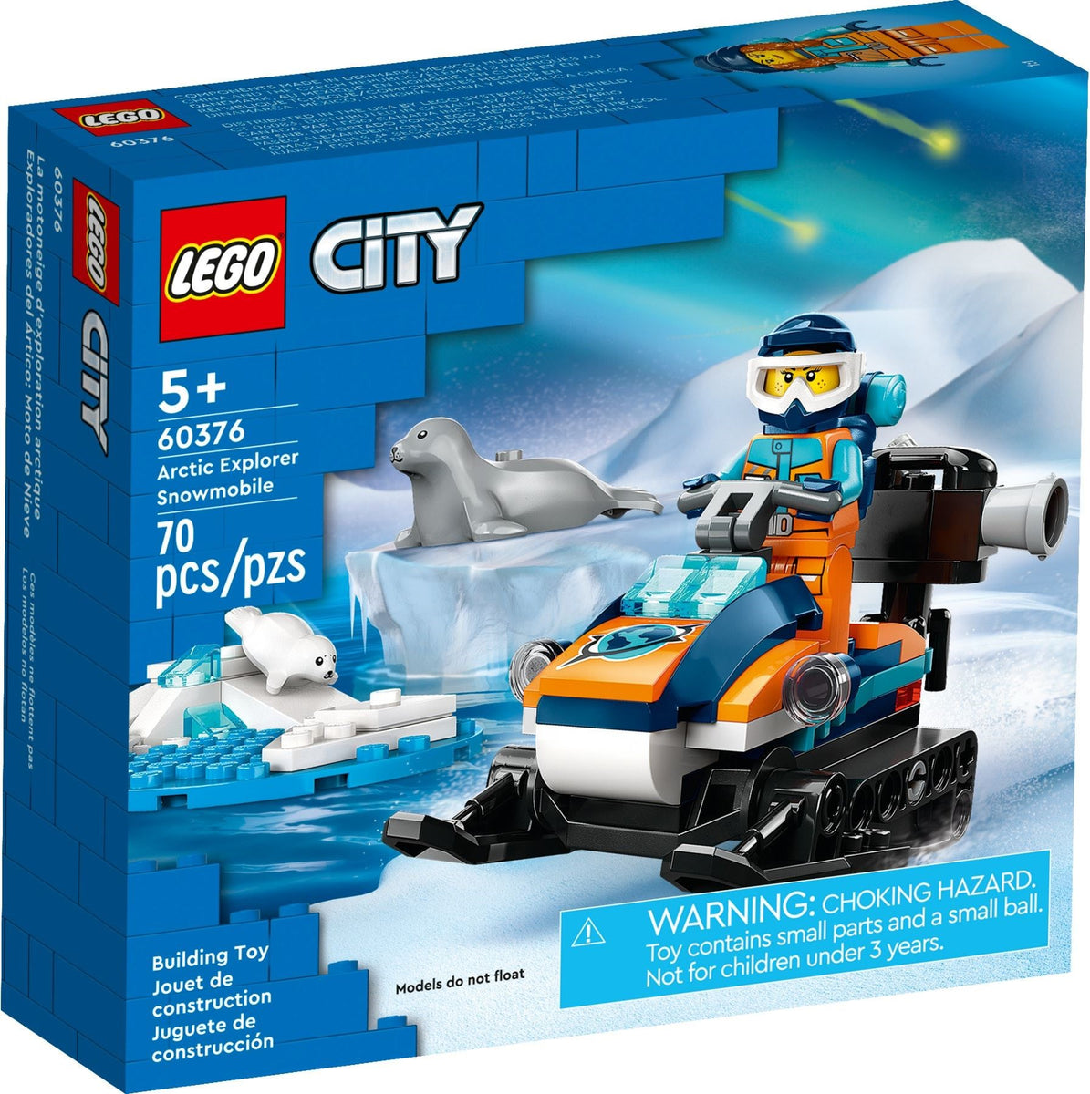 LEGO® CITY 60376 Arctic Explorer Snowmobile (70 pieces) – AESOP'S