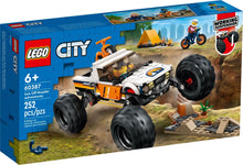 Load image into Gallery viewer, LEGO® CITY 60387 4x4 Off-Roader Adventures (252 pieces)