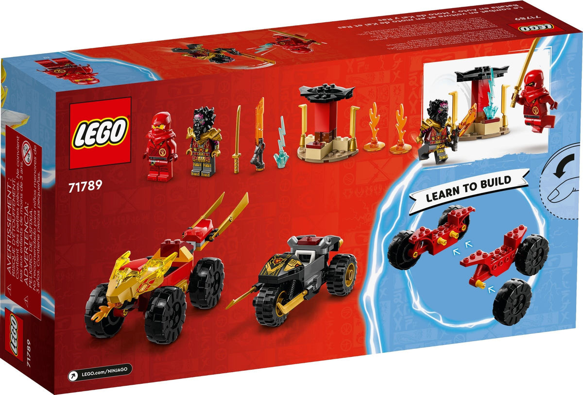 LEGO® NINJAGO® 71789 Kai and Ras's Car and Bike Battle (103 pieces