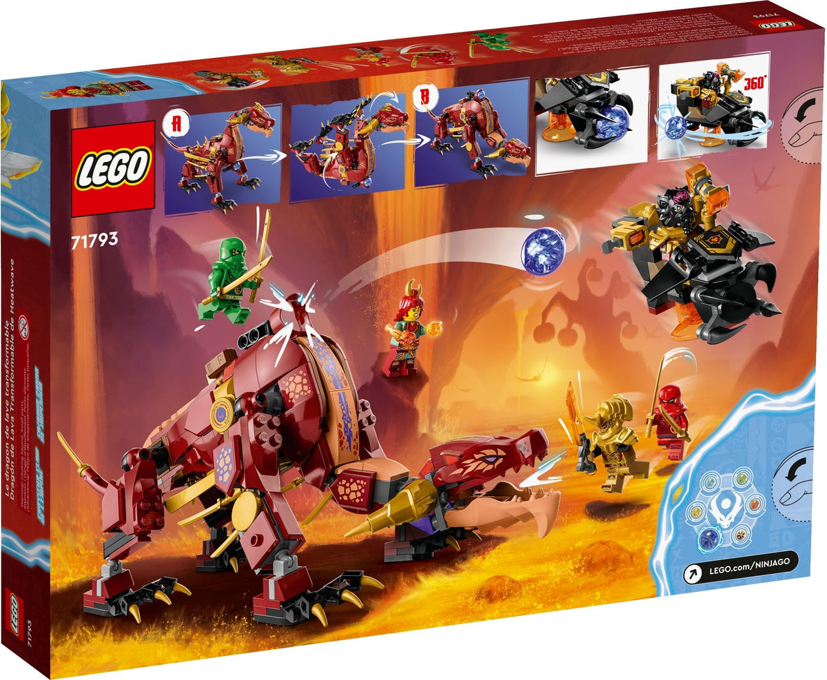LEGO® Ninjago 71793 Heatwave Transforming Lava Dragon (479 pieces