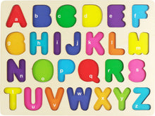 Load image into Gallery viewer, Wooden Letters Kids&#39; Puzzle (26 pieces)