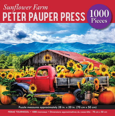 Sunflower Farm Jigsaw Puzzle (1000 pieces)