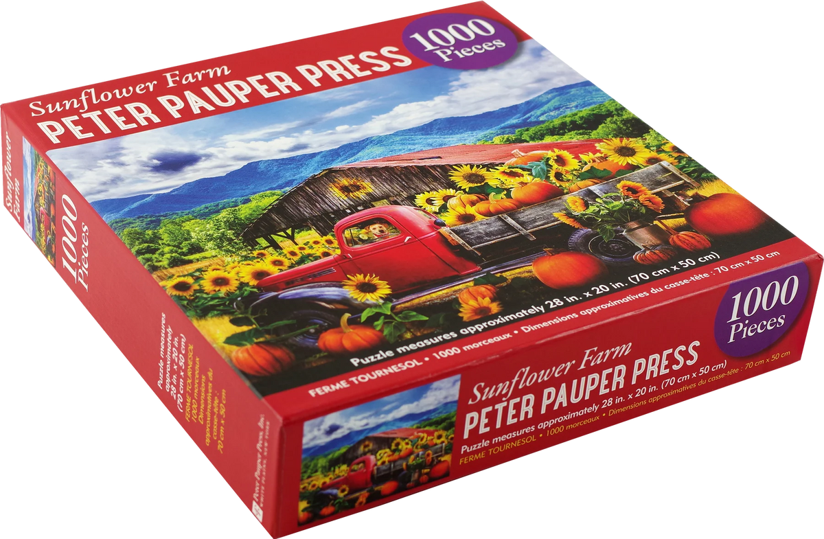 Sunflower Farm Jigsaw Puzzle (1000 pieces) AESOP'S FABLE