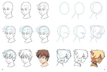 Load image into Gallery viewer, How to Draw Manga Faces in Simple Steps