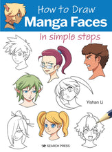 Load image into Gallery viewer, How to Draw Manga Faces in Simple Steps