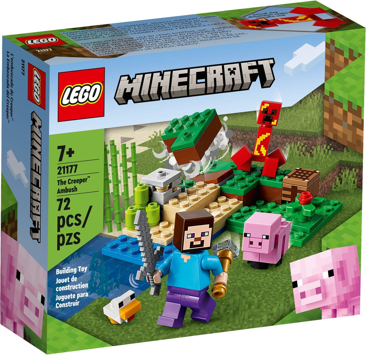 LEGO® Minecraft 21177 The Creeper Ambush (72 pieces) – AESOP'S FABLE