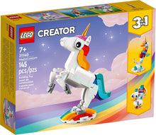 Load image into Gallery viewer, LEGO® Creator 31140 Magical Unicorn (145 pieces)
