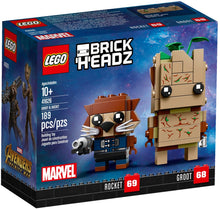 Load image into Gallery viewer, LEGO® BrickHeadz™ 41626 Groot & Rocket (189 pieces)