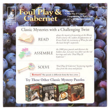 Load image into Gallery viewer, Foul Play &amp; Cabernet Mystery Jigsaw Puzzle (1000 pieces)