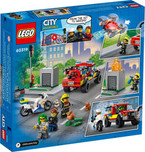 Load image into Gallery viewer, LEGO® CITY 60319 Fire Rescue & Police Chase (295 pieces)