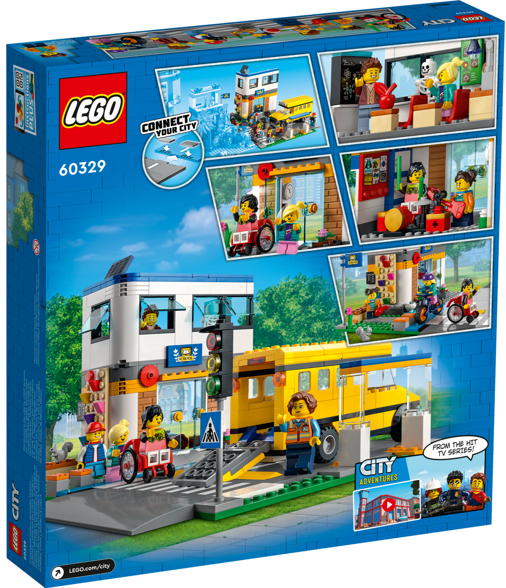 LEGO® CITY 60329 School Day (433 pieces) – AESOP'S FABLE LEGO® CITY 60329 School Day (433 pieces) – AESOP'S FABLE