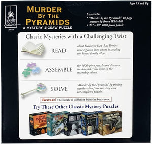 Murder by the Pyramids Mystery Jigsaw Puzzle (1000 pieces)