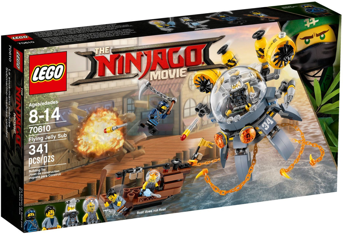 モグ LEGO® Ninjago 70610 Flying Jelly Sub (341 pieces) – AESOP'S FABLE