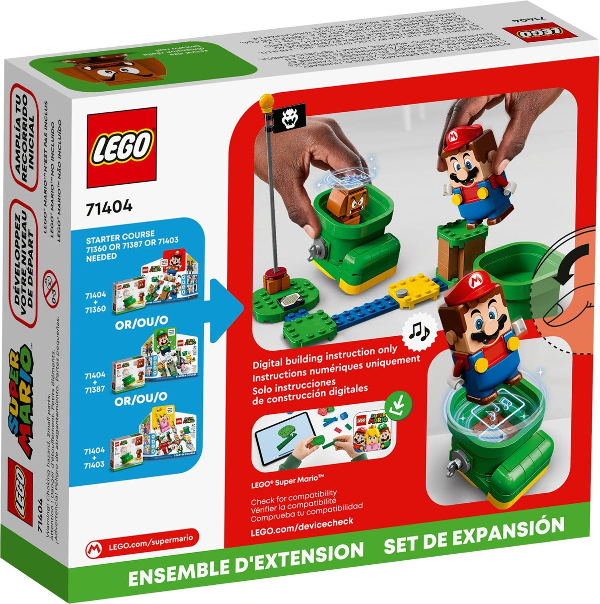 Hvad er der galt Børnecenter symaskine LEGO® Super Mario 71404 Goomba's Shoe (76 pieces) Expansion Pack – AESOP'S  FABLE