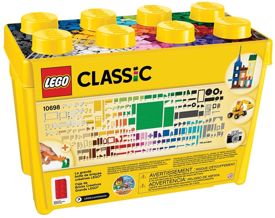LEGO® CLASSIC 10698 Large Creative Brick Box (790 pieces
