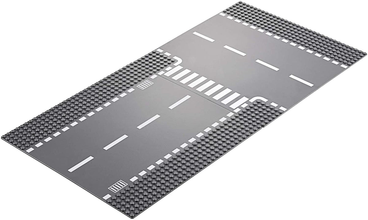 LEGO® CITY 60236 Straight and T Junction Road Plates (2 pieces