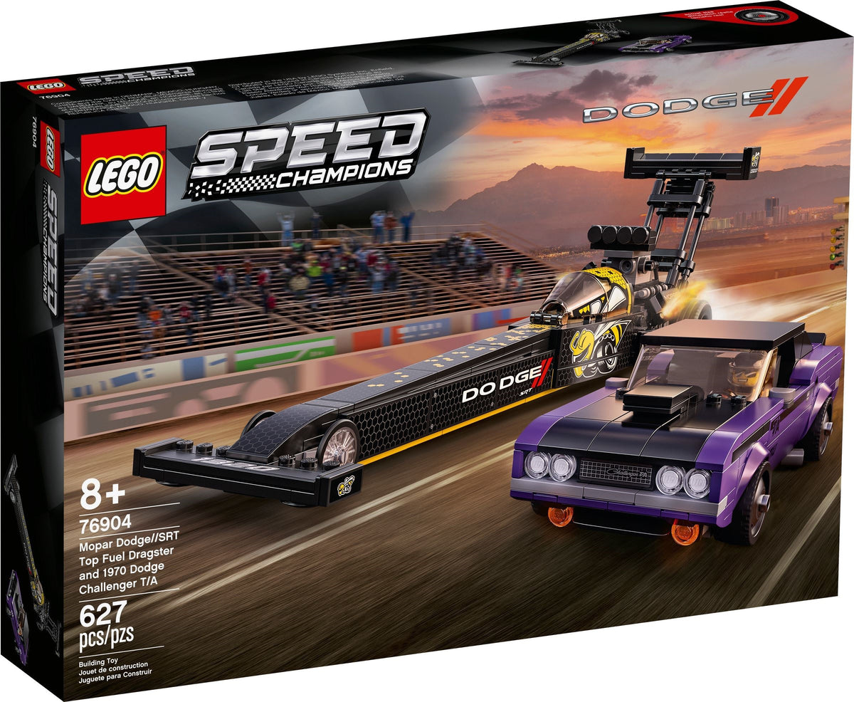 LEGO® Speed Champions 76904 Mopar Dodge//SRT Top Fuel Dragster and