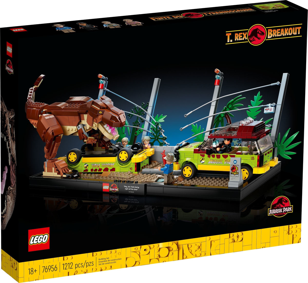 LEGO® Jurassic World 76956 T. rex Breakout (1212 pieces) – AESOP'S