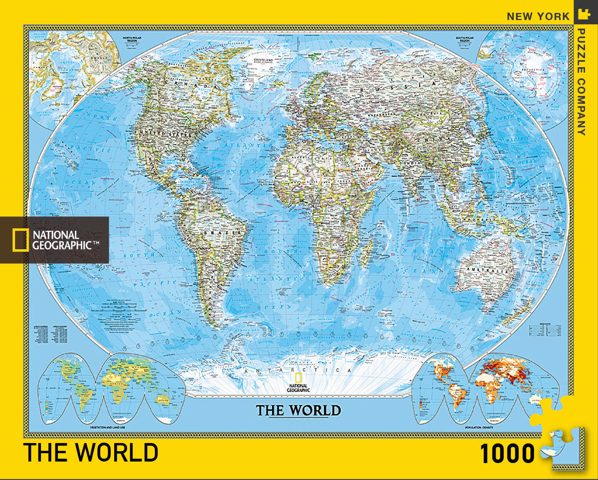 The World Puzzle (1000 pieces) – AESOP'S FABLE