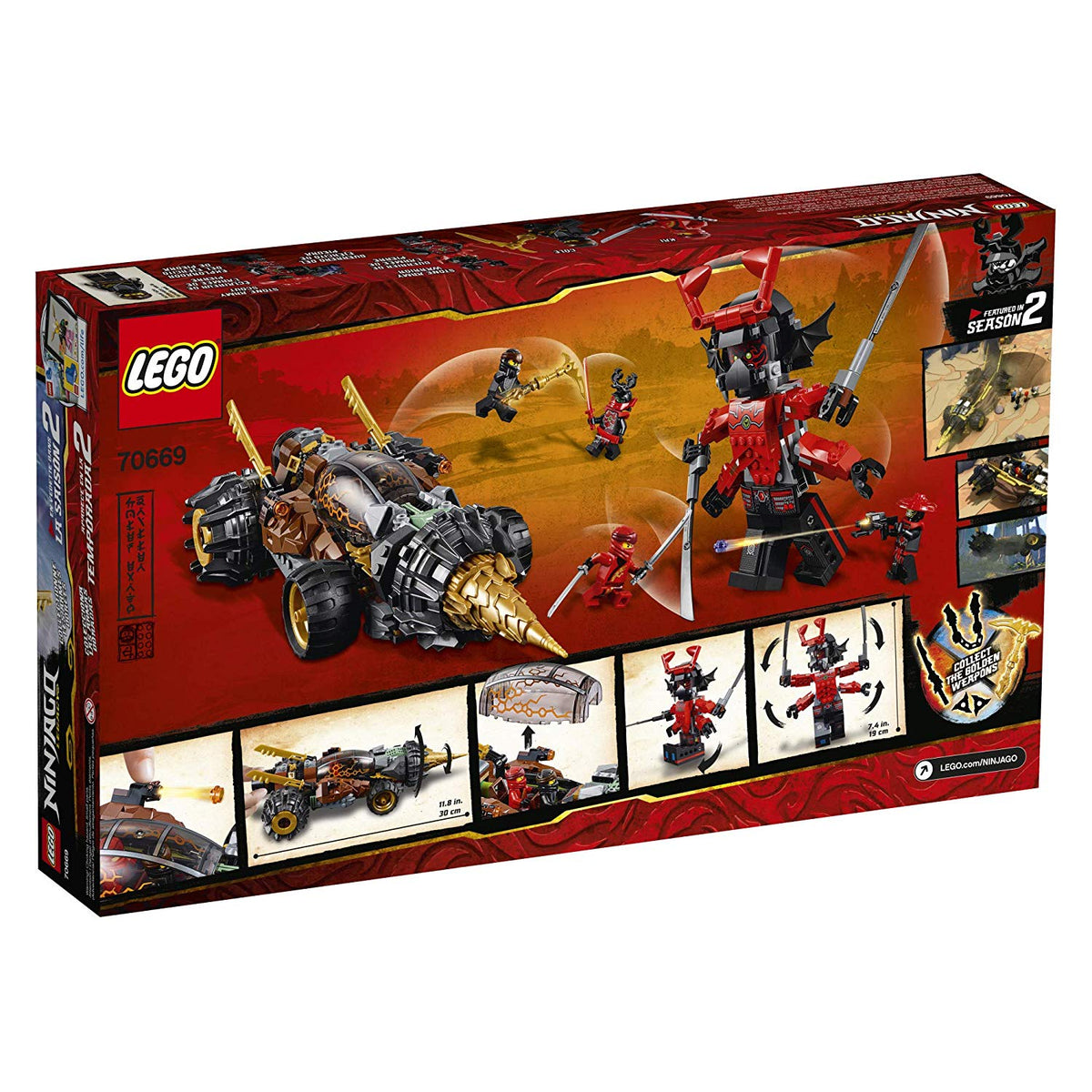 LEGO® Ninjago 70669 Cole's Earth Driller (587 pieces) – AESOP'S FABLE