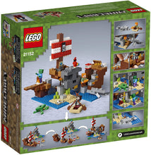 Load image into Gallery viewer, LEGO® Minecraft 21152 The The Pirate Ship Adventure (386 pieces)