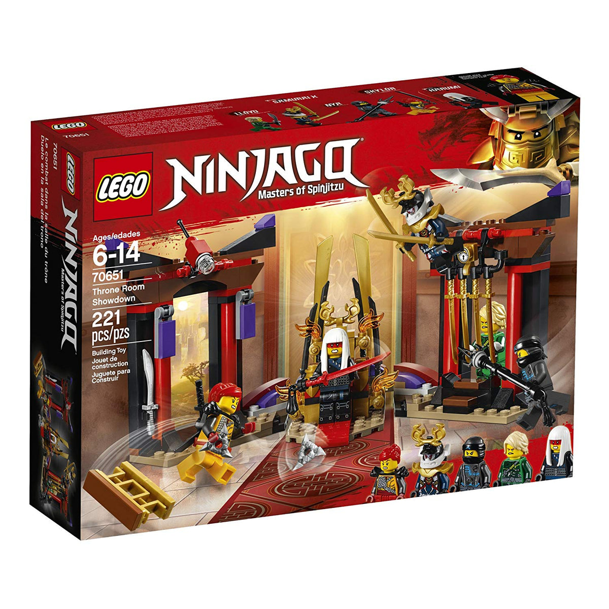 LEGO® Ninjago 70651 Throne Room Showdown (221 pieces