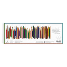 Load image into Gallery viewer, Frank Lloyd Wright Colored Pencils Shaped Panoramic Puzzle (1,000 pieces)