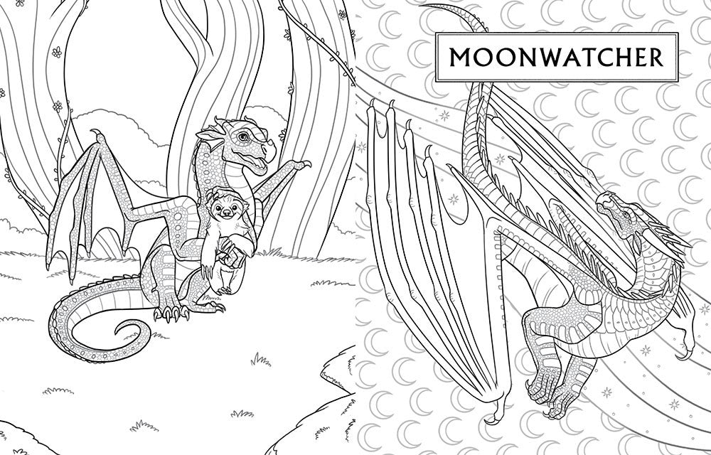 Official Wings of Fire Coloring Book – AESOP'S FABLE