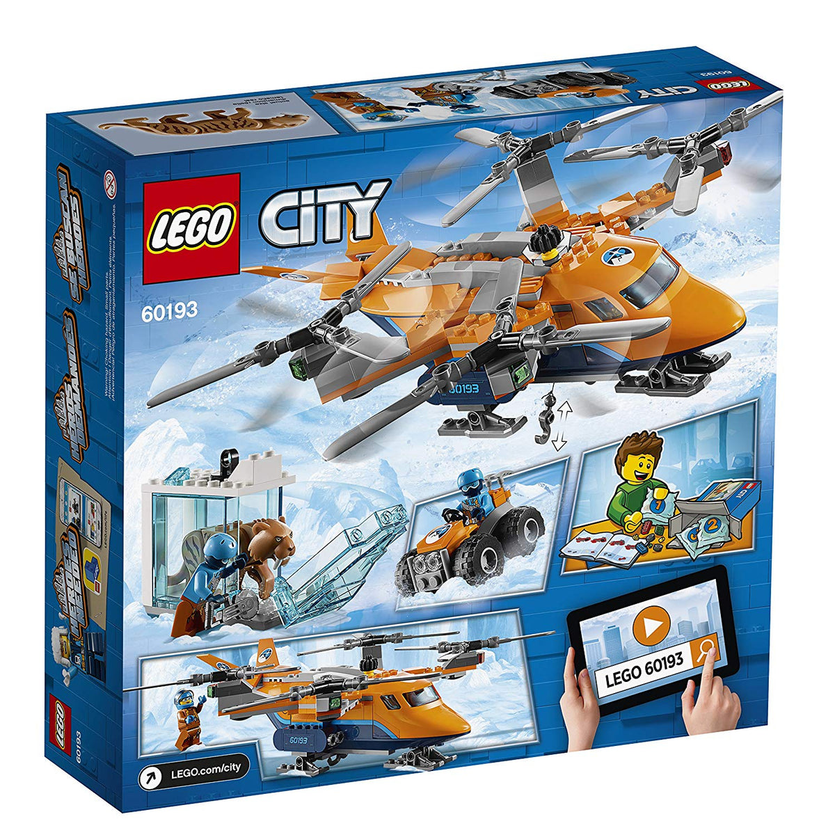 Lego City Arctic Air Transport 60193. New in a outlet sealed box. 277 pieces. Retired