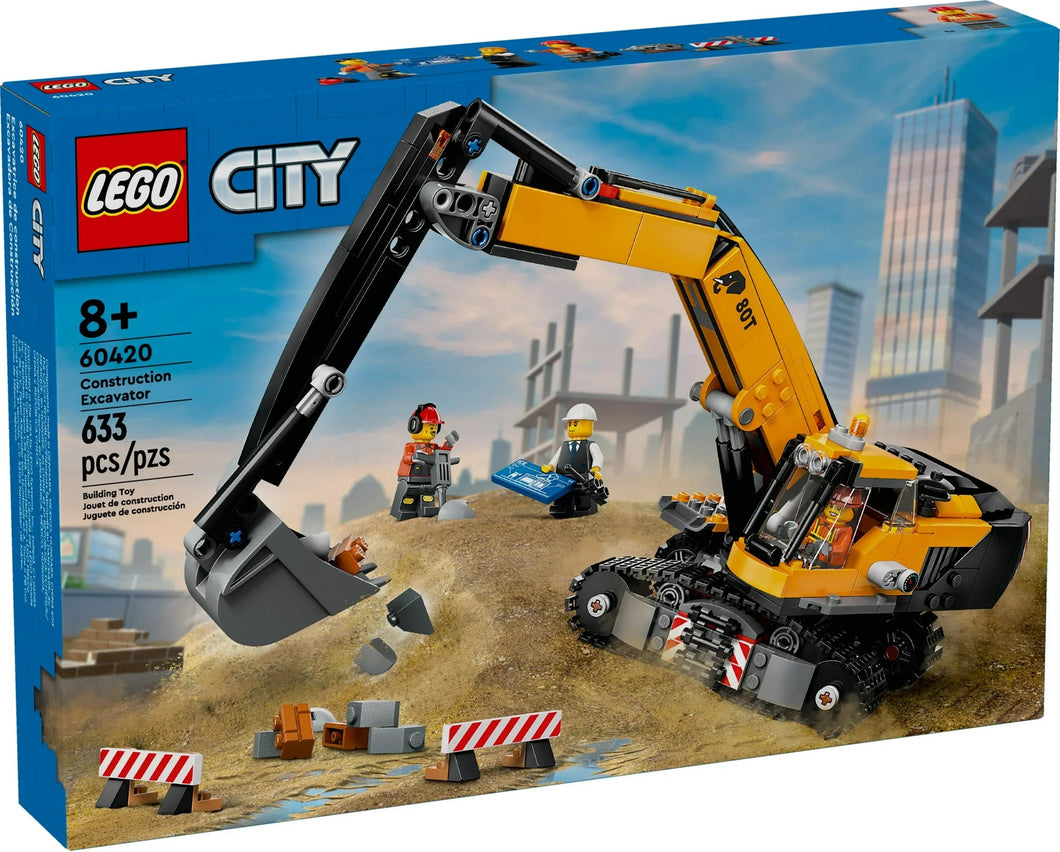 LEGO® CITY 60420 Contruction Excavator (633 pieces)
