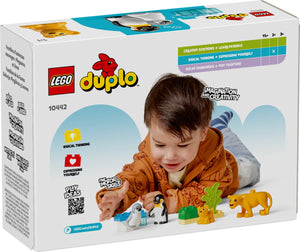 LEGO® DUPLO® 10442 Wild Animal Families: Penguins and Lions (10 pieces)