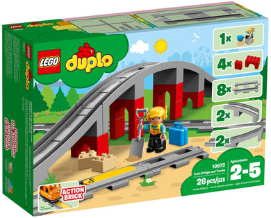 LEGO® DUPLO® 10872 Train Tracks and Bridge (26 pieces)