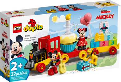 LEGO® DUPLO® 10941 Mickey & Minnie Birthday Train (22 pieces)