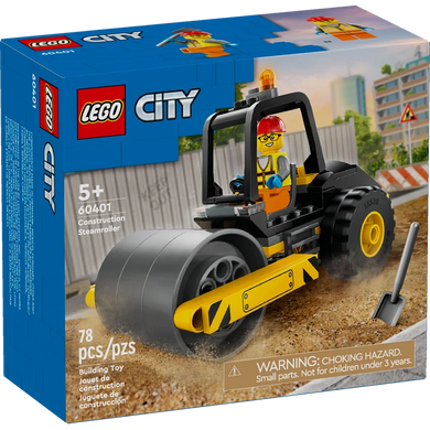 LEGO® CITY 60401 Construction Steamroller (78 pieces)