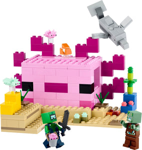 LEGO® Minecraft 21247 The Axolotl House (242 pieces)