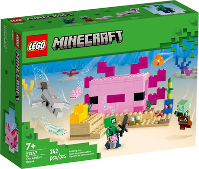 LEGO® Minecraft 21247 The Axolotl House (242 pieces)