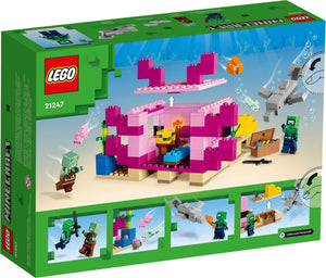 LEGO® Minecraft 21247 The Axolotl House (242 pieces)