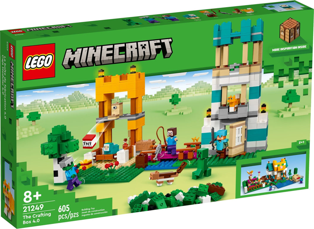 LEGO® Minecraft 21249 The Crafting Box 4.0 (605 pieces)