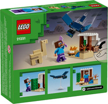 Load image into Gallery viewer, LEGO® Minecraft 21251 Steve&#39;s Desert Expedition (75 pieces)