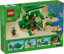 Load image into Gallery viewer, LEGO® Minecraft 21254 The Turtle Beach House (234 pieces)