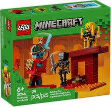 Load image into Gallery viewer, LEGO® Minecraft 21266 The Nether Lava Battle (99 pieces)