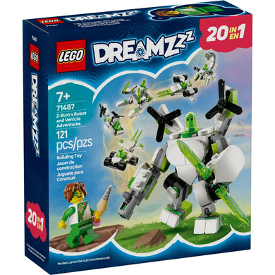 LEGO® DreamZzz™ 71487 Z-Blob's Robot and Vehicle Adventures (121 pieces)