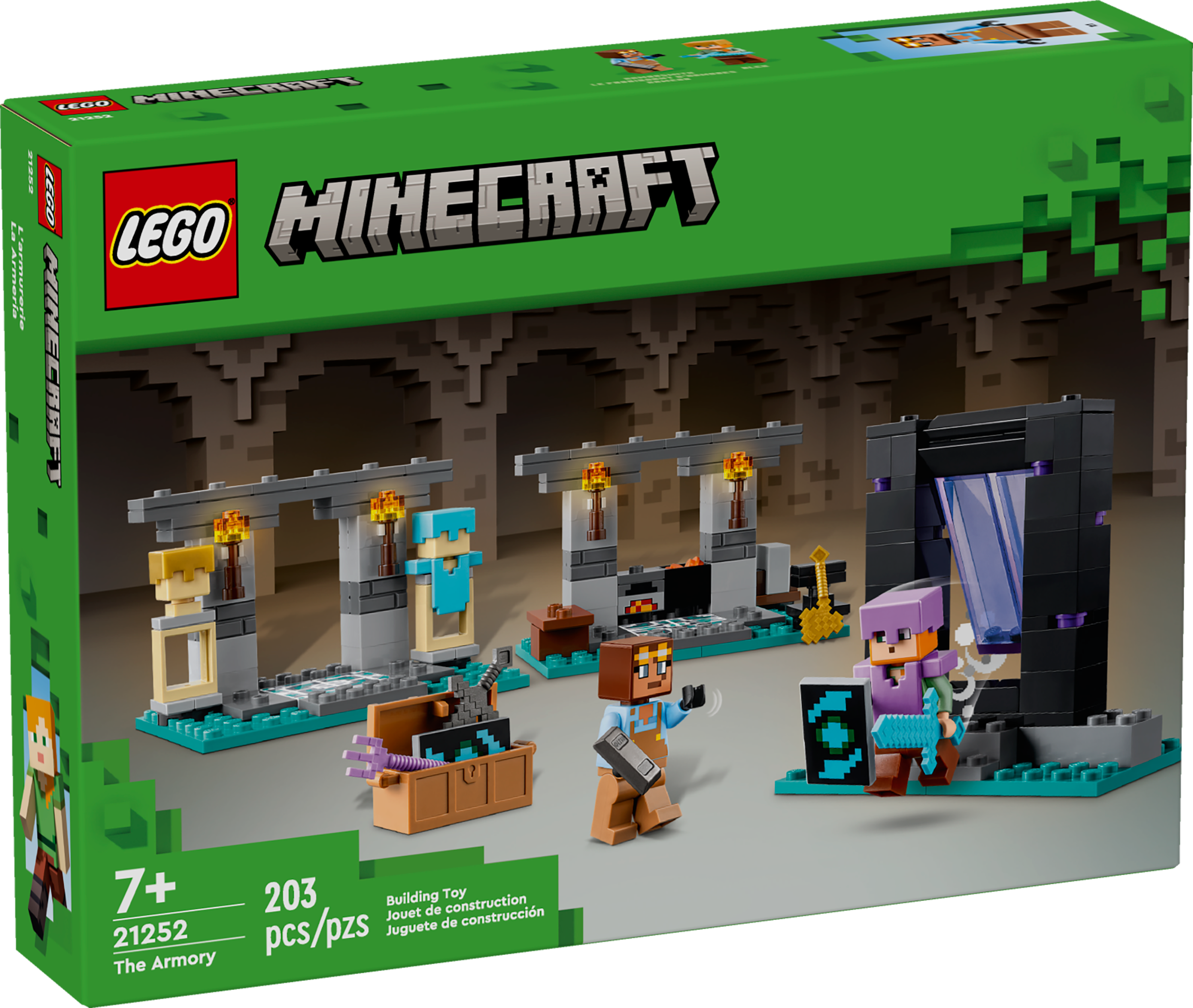 LEGO® Minecraft 21252 The Armory (203 pieces) – AESOP'S FABLE
