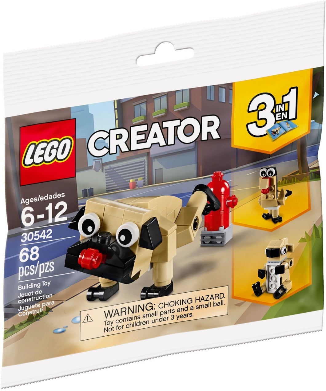 LEGO® Creator 30542 Cute Pug (68 pieces)