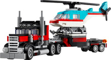 Load image into Gallery viewer, LEGO® Creator 31146 Flatbed Truck and Helicopter (270 pieces)