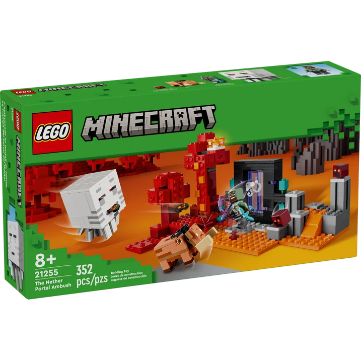 LEGO® Minecraft 21255 The Nether Portal Ambush (352 pieces)