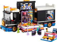 Load image into Gallery viewer, LEGO® Friends 42619 Pop Star Music Tour Bus (845 pieces)